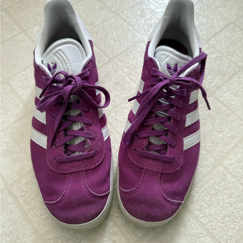 adidas Purple and White Women's Sneakers